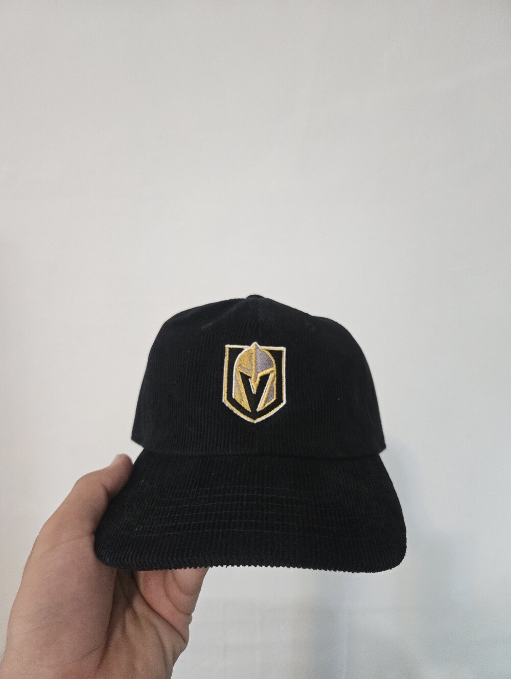 Vegas Golden Knights Dad Cap Corduroy Strapback